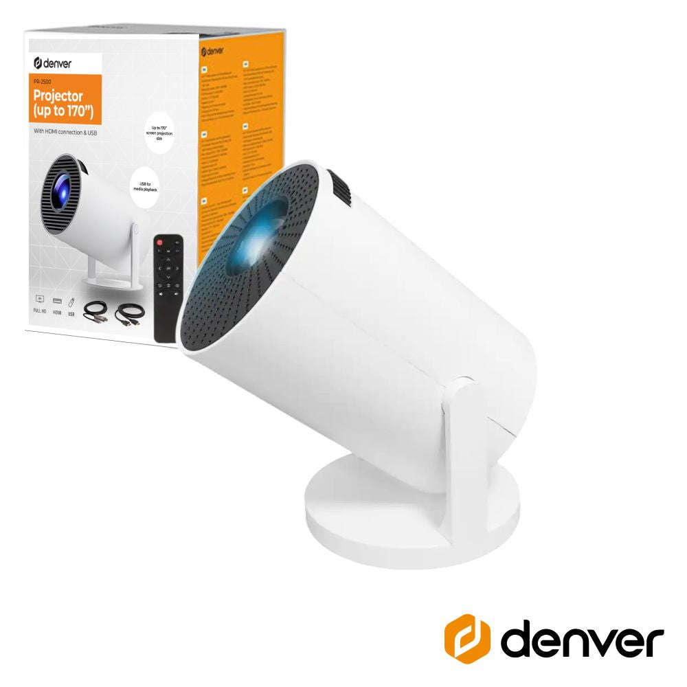 Vídeo Projetor Fhd 1080P Hdmi/Usb Denver - Tauu.pt