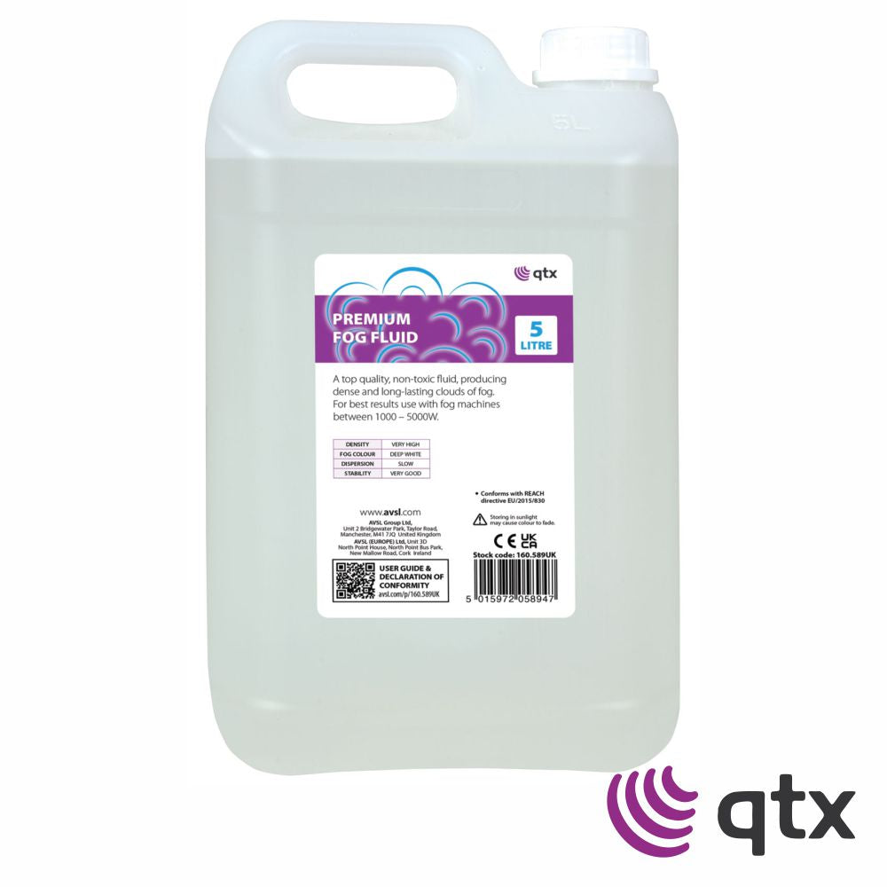 Líquido De Fumos Premium Alta Densidade 5L Qtx - Tauu,pt