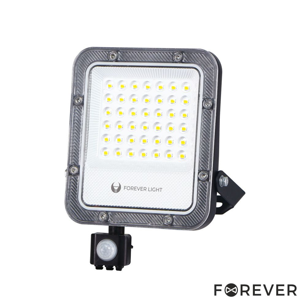 Foco Led 30W C/ Sensor 230V 4000K 4500Lm Ip65 Preto Forever - Tauu,pt
