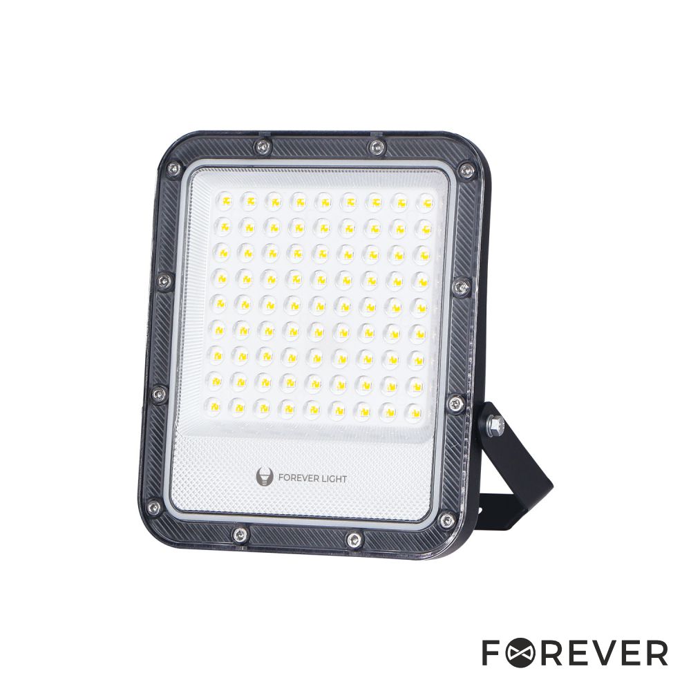 Foco Led 50W 230V 6500K 7500Lm Ip65 Preto Forever - Tauu,pt