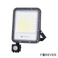 Foco Led 50W C/ Sensor 230V 4000K 7500Lm Ip65 Preto Forever - Tauu,pt