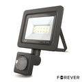 Foco Led 10W C/ Sensor 230V 6000K 800Lm Preto - Tauu,pt