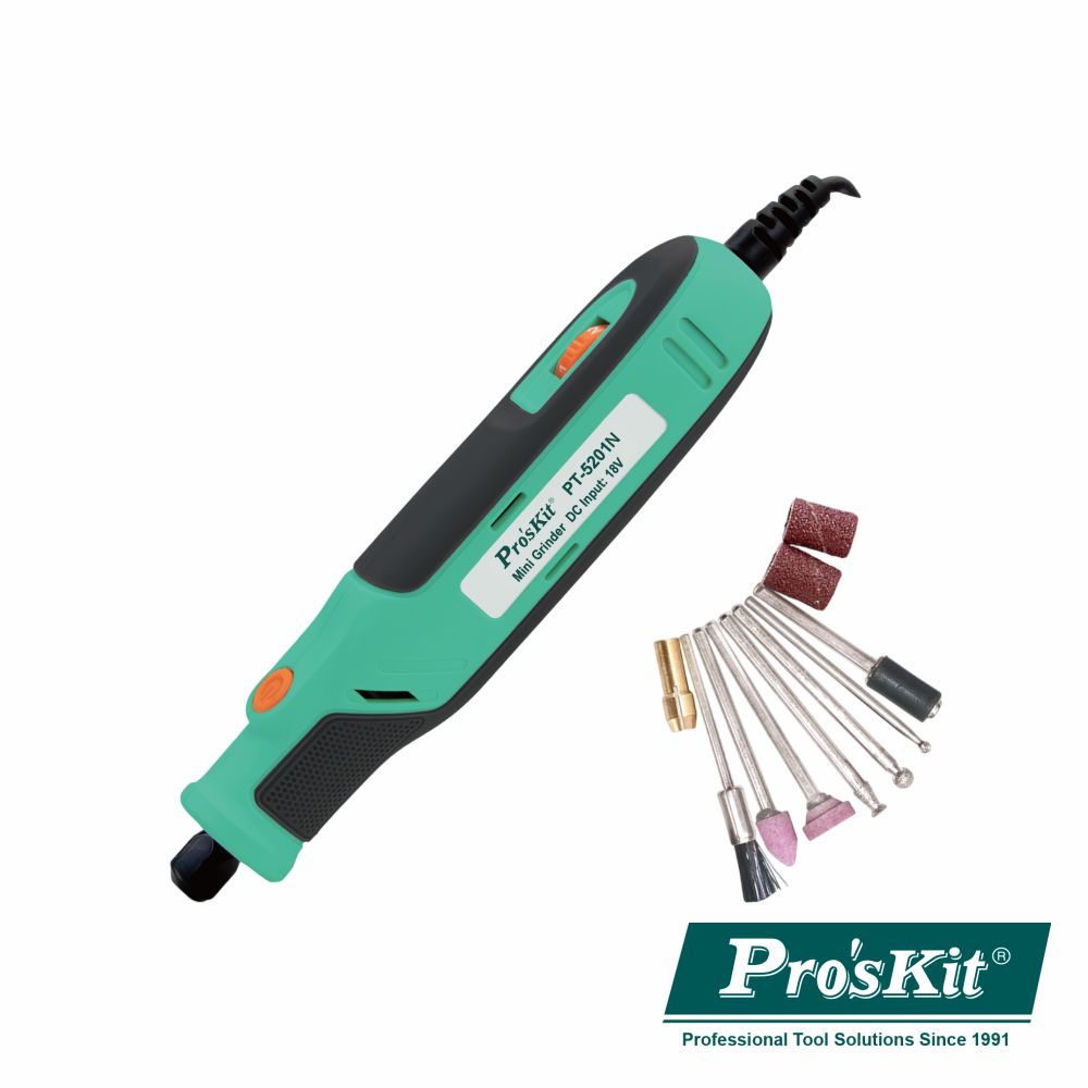 Mini Berbequim Eléctrico C/ 9 Acessórios Proskit - Tauu.pt
