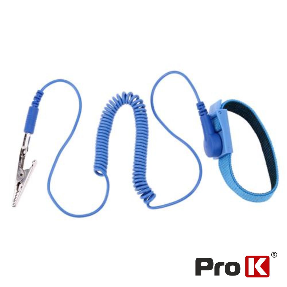 Pulseira Anti-Estática Azul 180Cm Prok - Tauu,pt