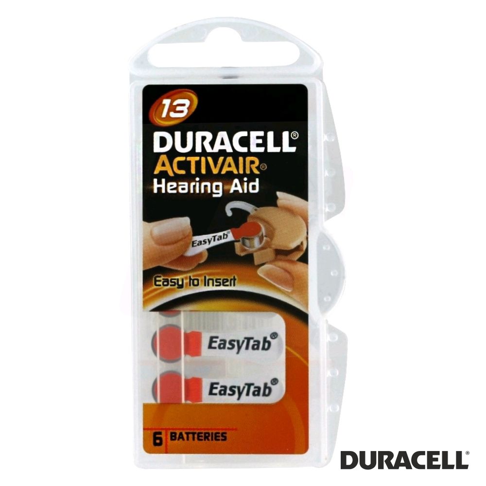 Pilha Botão Da13 Hearing Aid 6X Blister Duracell - Tauu.pt
