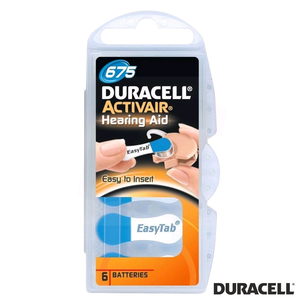 Pilha Botão Da675 Hearing Aid 6X Blister Duracell - Tauu.pt