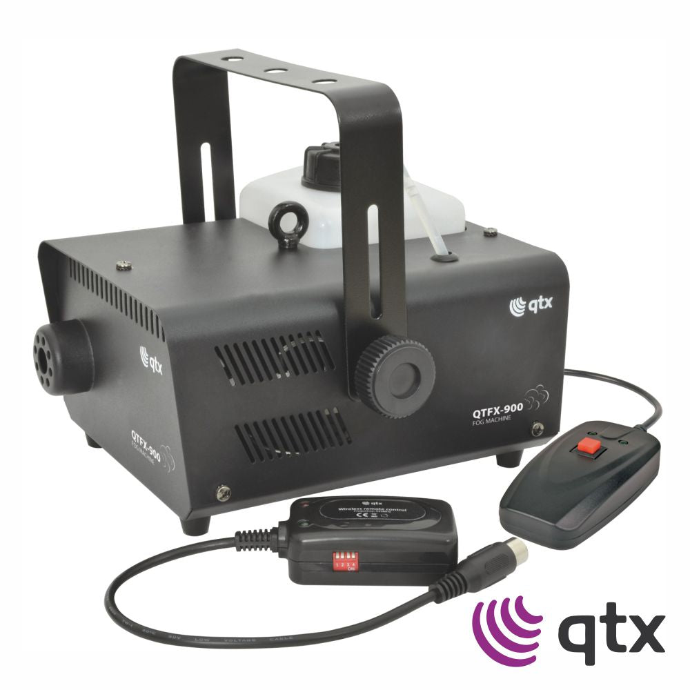 Máquina De Fumos 900W Dmx E Comando Qtx - Tauu.pt
