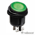 Interruptor Basculante C/ Luz Led 16A-12V Dpst On-Off - Tauu.pt
