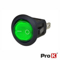 Interruptor Basculante Led 20A-12V On-Off Verde - Tauu,pt