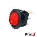 Interruptor Basculante Led 20A-12V On-Off Vermelho - Tauu.pt
