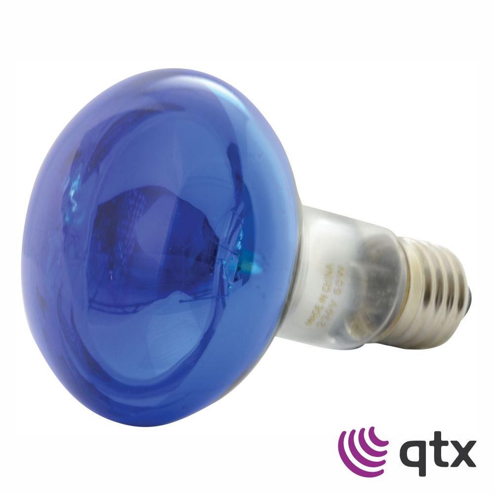 Lâmpada R80 E27 60W 230V Azul Qtx - Tauu.pt