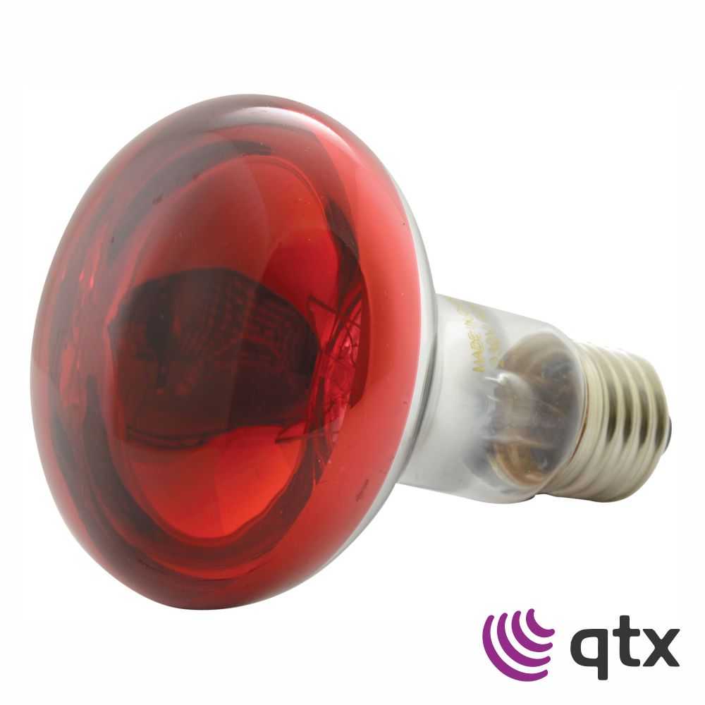 Lâmpada R80 E27 60W 230V Vermelha Qtx - Tauu.pt