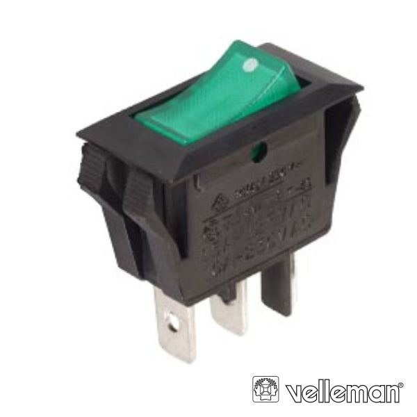 Interruptor Basculante C/ Luz 10A-250V Spst On-Off Velleman - Tauu.pt