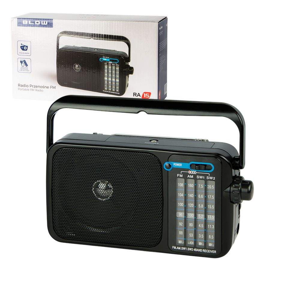 Rádio Portátil Am/Fm 230V / Pilhas - Tauu,pt