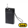 Rádio Portátil Am/Fm Clássico Preto Trevi - Tauu,pt