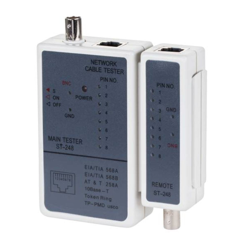 Testador De Cabos Rede Bnc/Rj45 - Tauu.pt