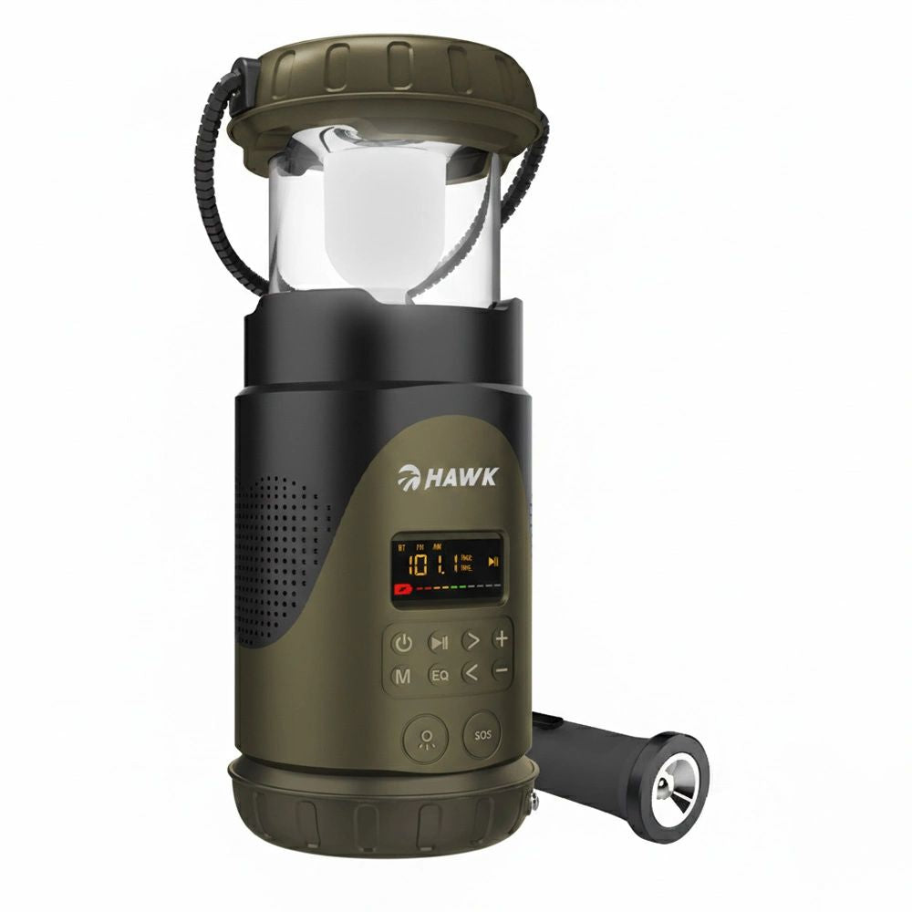 Rádio Solar Fm/Am C/ Dínamo/Lanterna/Powerbank/Bluetooth - Tauu.pt