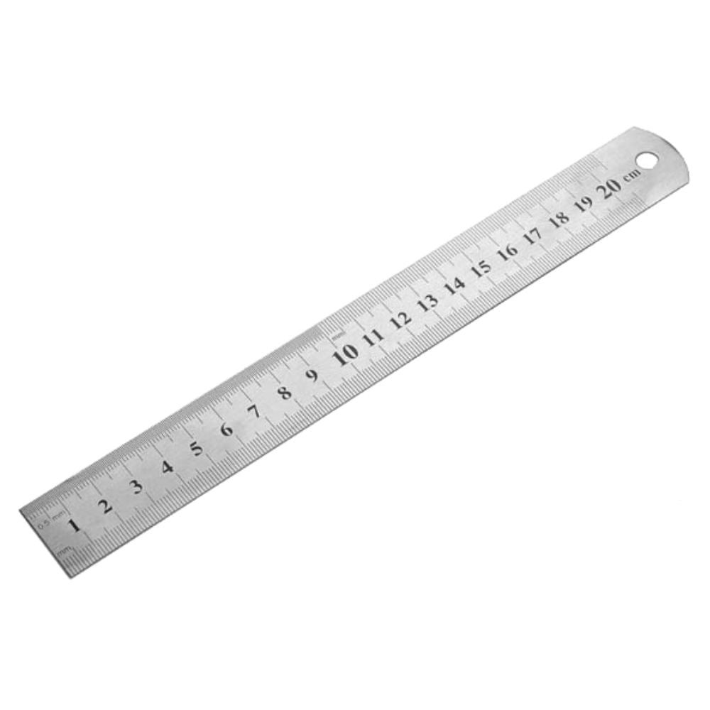 Régua Metálica 20Cm - Tauu,pt
