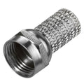 Ficha F Fêmea Niquelada P/ Cabo 5.5Mm Rg58 - Tauu.pt