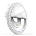 Anel De Luz P/ Telemóvel Universal Branco - Tauu.pt