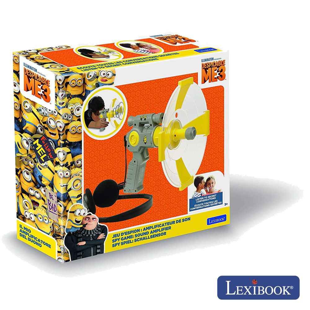 Pistola De Espionagem P/ Capturar Sons Minions Lexibook - Tauu.pt