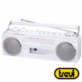 Rádio Cassete Mw/Fm/Sw Mp3 Bluetooth Branco Trevi - Tauu.pt