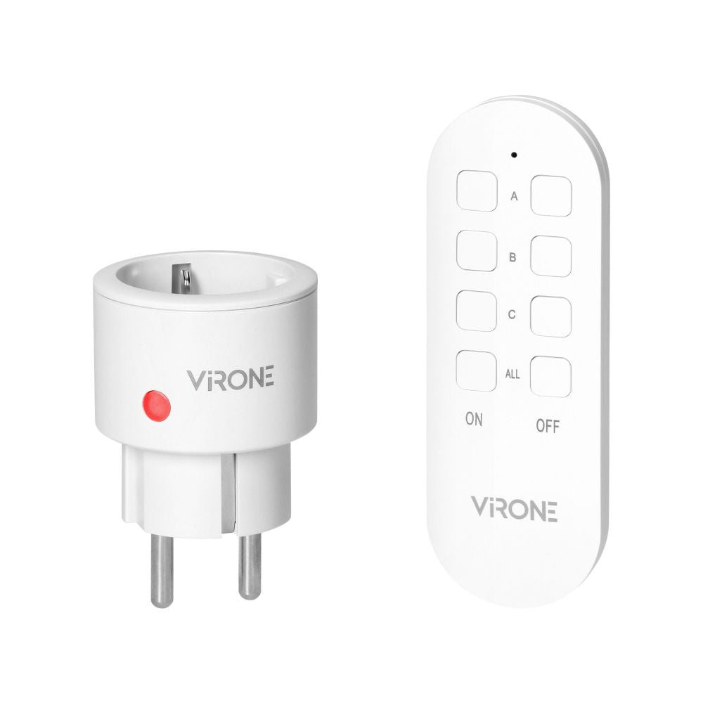 Tomada Elétrica C/ Comando S/ Fios 2300W Virone - Tauu.pt