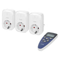 Conjunto 3 Tomadas Elétricas C/ Comando S/ Fios Virone - Tauu,pt