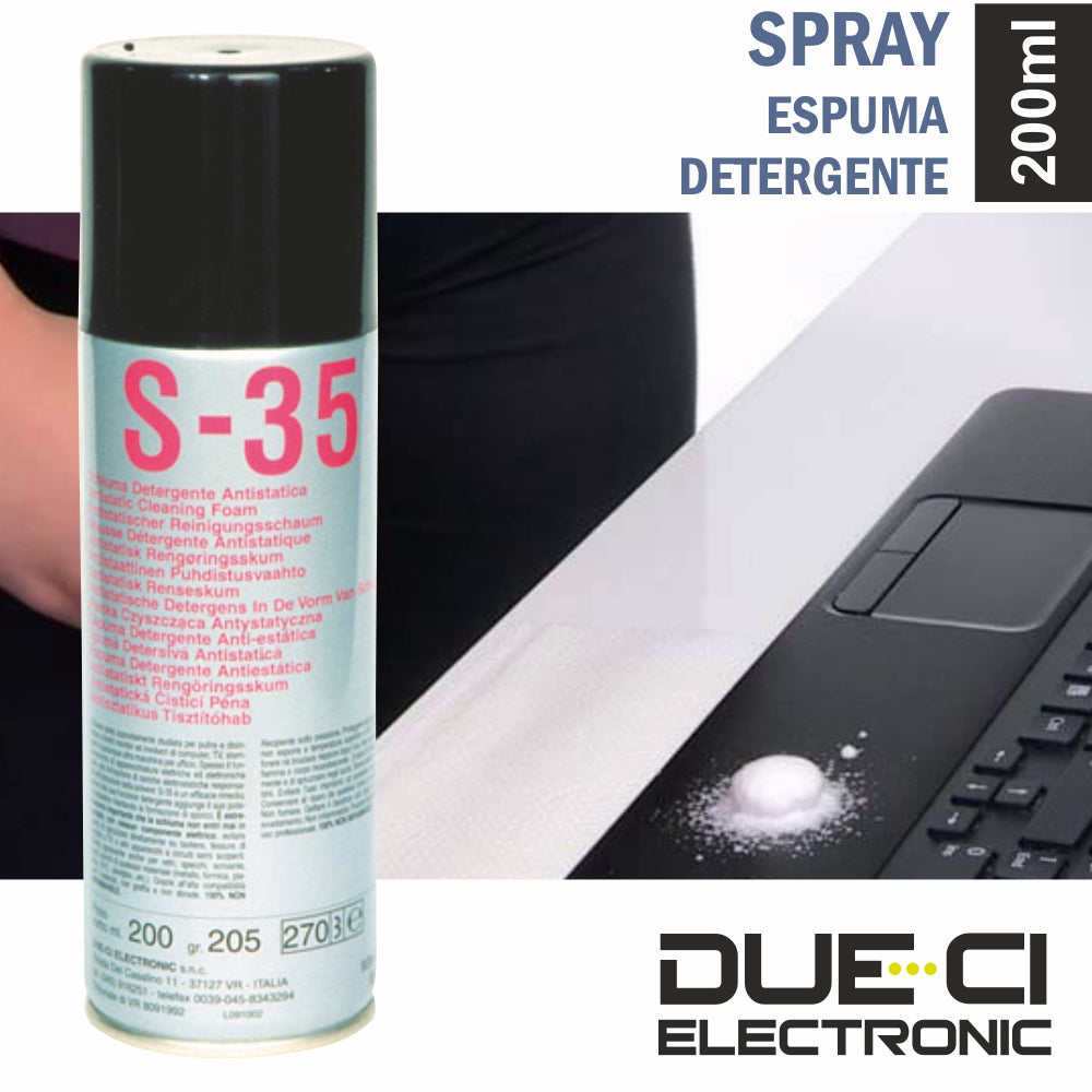Spray De 200Ml Espuma Detergente Due-Ci - Tauu.pt