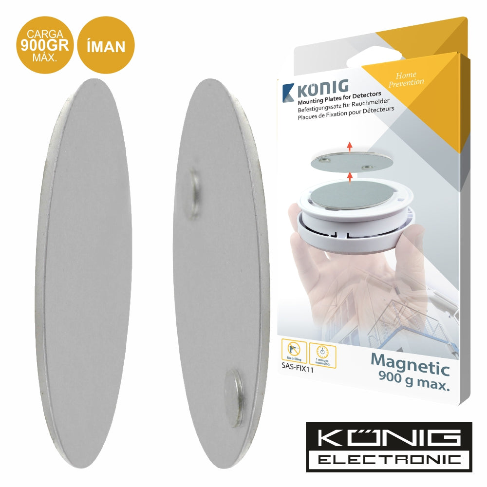 Base Magnetica P/ Detectores Movimento/Gás/Fumo Konig - Tauu.pt