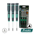 Conjunto De 3 Chaves Triângulares De Precisão Proskit - Tauu,pt