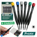 Conjunto De 6 Chaves De Precisão Proskit - Tauu.pt