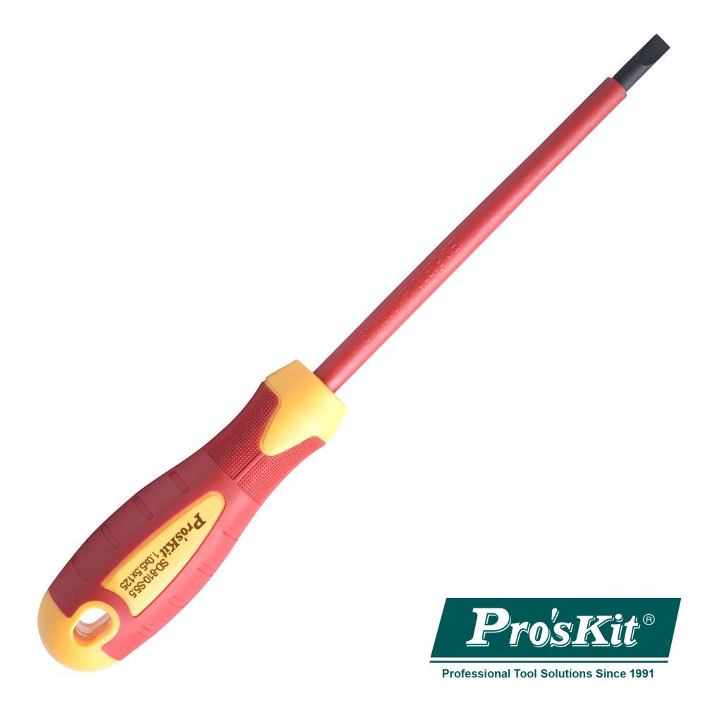 Chave Fendas 1.0X5.5X125Mm Vde 1000V Proskit - Tauu.pt
