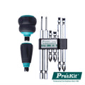 Conjunto De 10 Chaves 3Em1 C/ Roquete Proskit - Tauu,pt