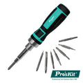 Conjunto De Chave Roquete C/ 7 Pontas Duplas Proskit - Tauu,pt