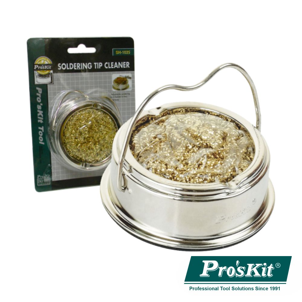 Esfregão P/ Limpeza Pontas Ferros Soldar C/ Base Proskit - Tauu.pt