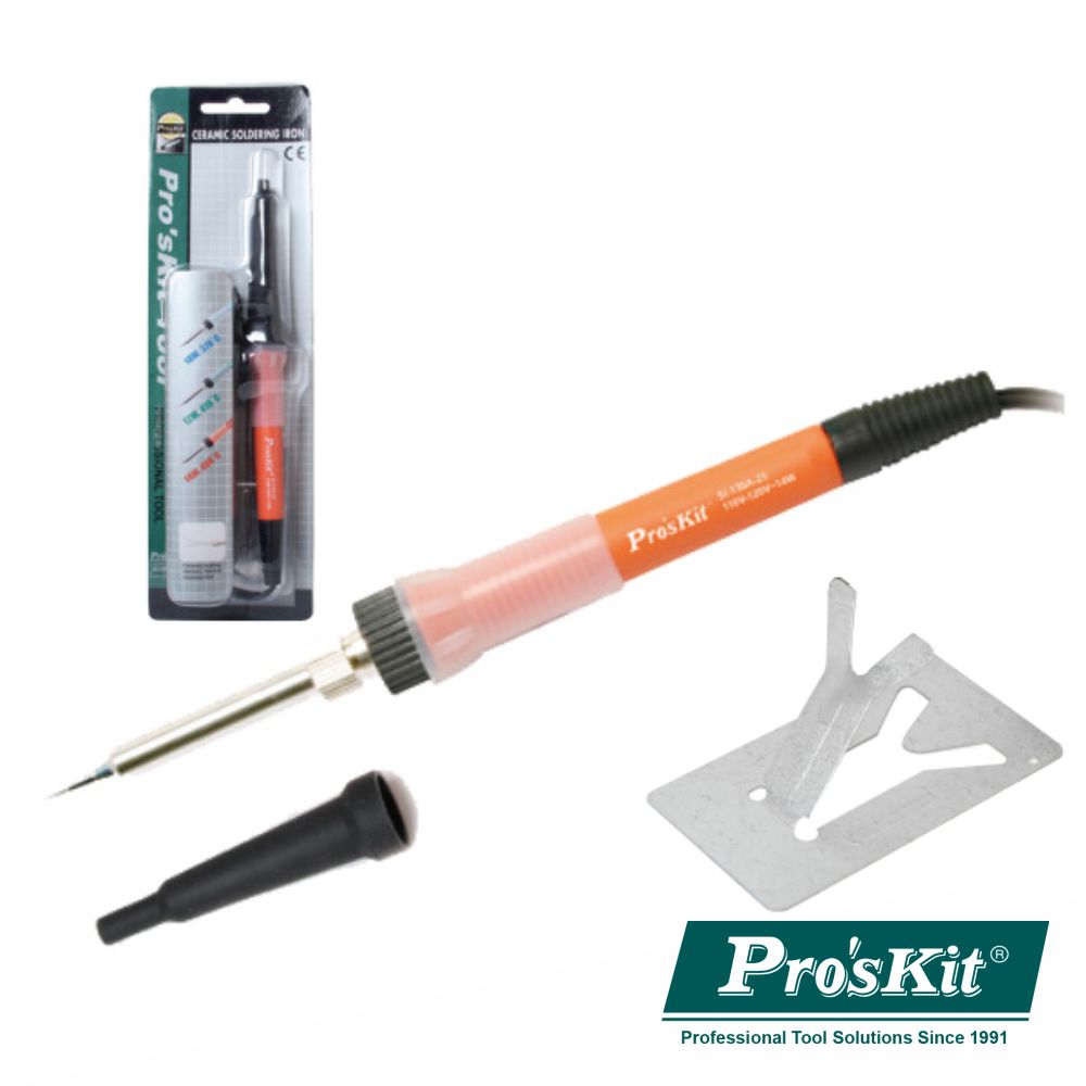 Ferro De Soldar 14W=60W C/ Resistência Em Cerâmica Proskit - Tauu,pt