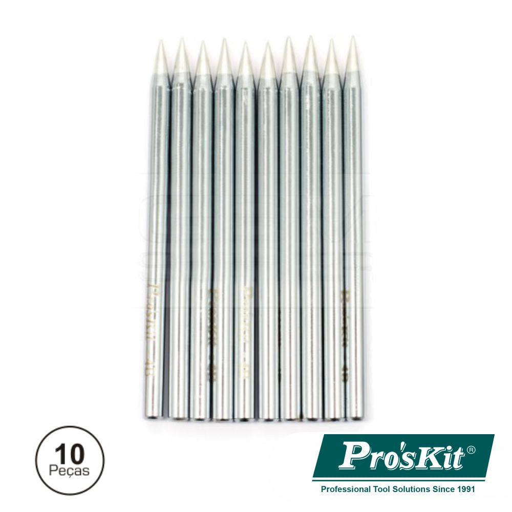 Ponta P/ Ferro Soldar 40W P/ Serie 8Pk-S120 10X Proskit - Tauu,pt