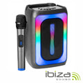 Coluna Amplificada 4" 100W Usb/Bt/Sd Rgb Tws Ibiza - Tauu.pt