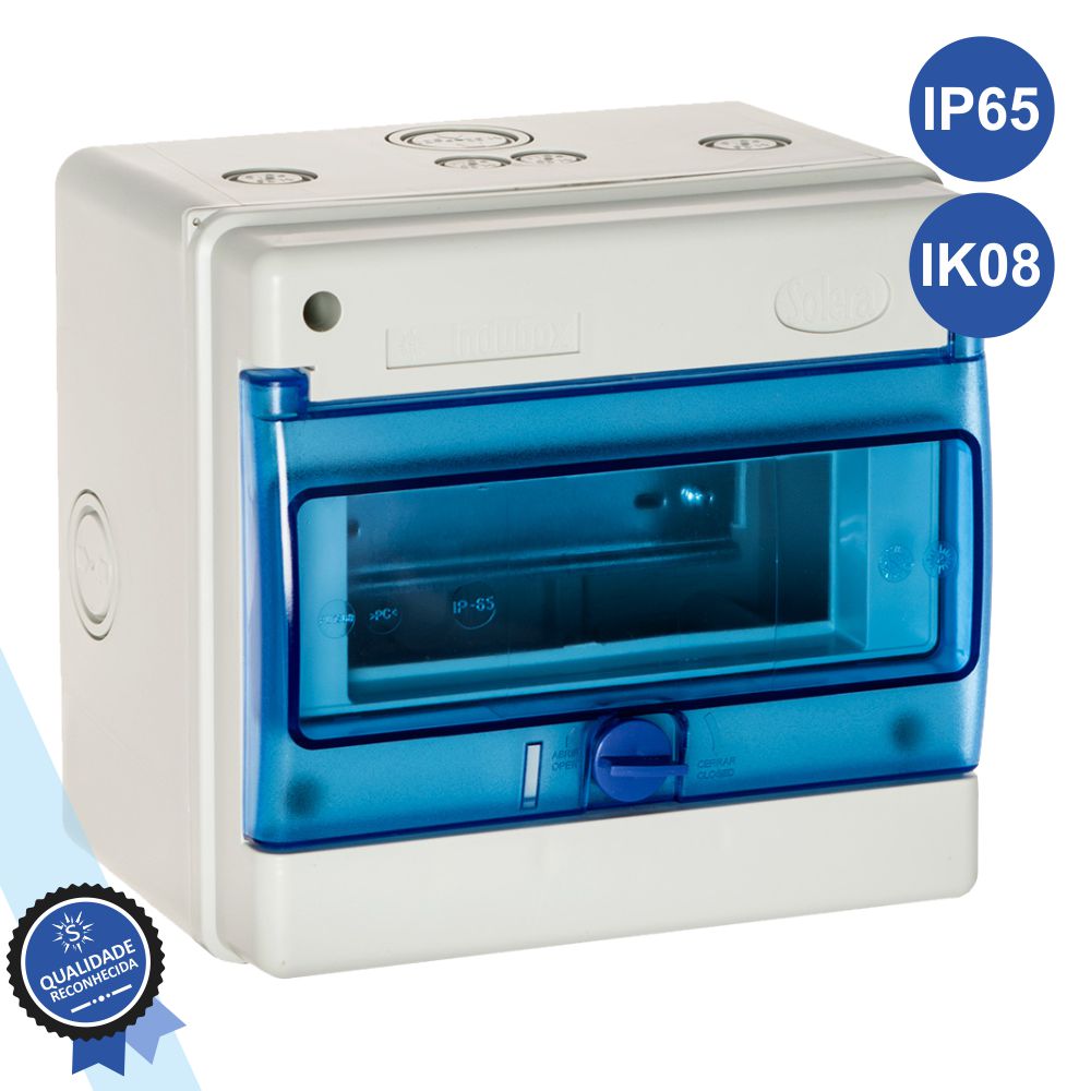 Caixa Distribuição Elétrica 8 Elementos Ip65 Ik08 Solera - Tauu.pt