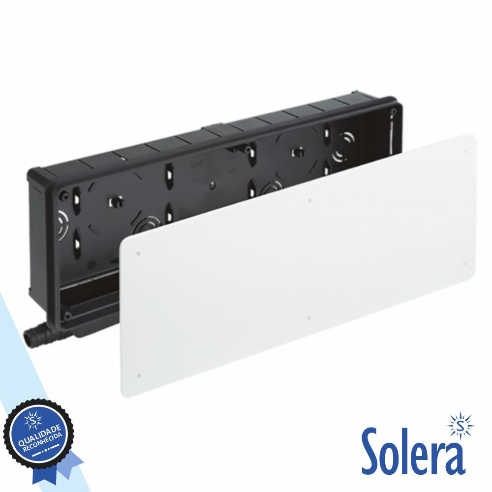 Caixa Pré-Instalação Ar Condicionado Saída Vertical Solera - Tauu.pt