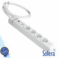 Tomada Elétrica C/ 4 Saídas Interruptor 1.5M Ion Solera - Tauu.pt