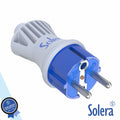 Ficha Schuko Macho 16A/250V Ip44 Branco Solera - Tauu.pt