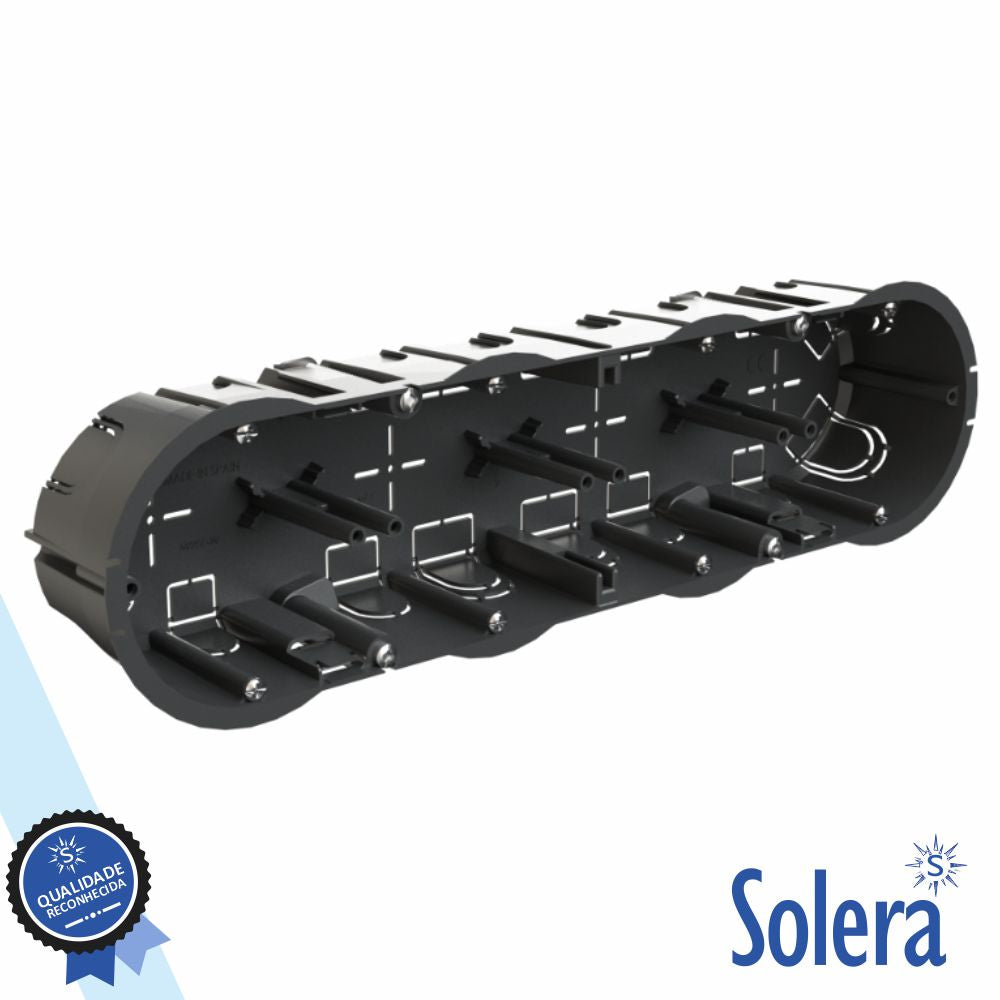 Caixa De Passagem Embutir C/ 16 Entradas 281X68X42Mm Solera - Tauu,pt
