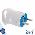 Ficha Schuko Macho 2P+Terra 16A 250V Branco Solera - Tauu.pt