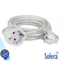 Cabo Extensão Tomada Elétrica C/ 1 Saída 5M 3X1,5Mm Branco - Tauu,pt