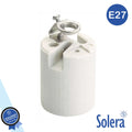 Casquilho P/ Lâmpada E27 Branco C/ Proteção Solera - Tauu.pt