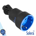 Ficha Schuko Fêmea 16A/250V Preto Solera - Tauu,pt