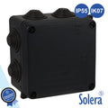 Caixa De Passagem Estanque C/ 7 Cones 100X100X55Mm Solera - Tauu,pt