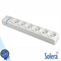 Extensão Elétrica 6X Schuko Solera - Tauu.pt